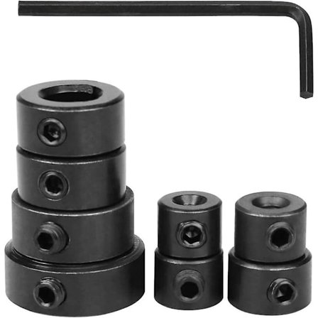 Borrstopp, 8 st djupkrage 3/4/5/6/8/10/12/16 mm borrstopp med insexnyckel och delbox