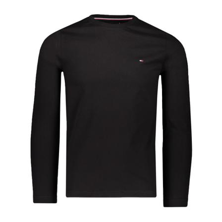 Tommy Hilfiger, T-shirt Zwart, Heren, Maat:S,Katoen