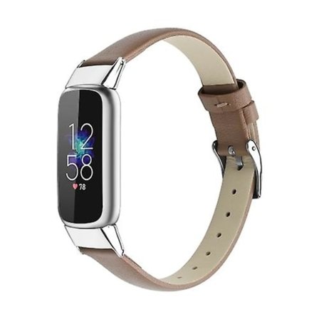 For Fitbit Luxe Leather Watch Band