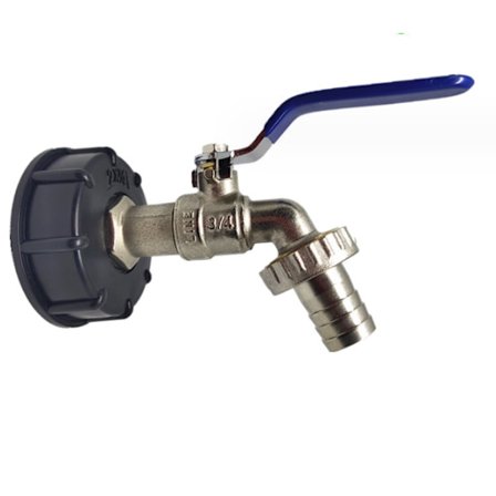 Messing S60 * 6 variabel 6-punkts -3/4 tommer hane blåt håndtag, tone