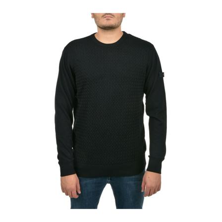 Peuterey, Round-neck Knitwear Zwart, Heren, Maat:XL