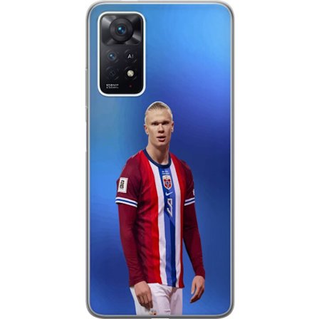 Kompatibelt Mobildeksel til Xiaomi Redmi Note 11 Pro Erling Haaland Manchester City Norge fotball angriper toppspiller utrolig målproduksjon kraftig