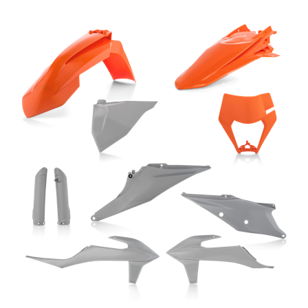 Kit Plastiche Completo Acerbis Arancio-Grigio - KTM 300 XC-W 2020-2020