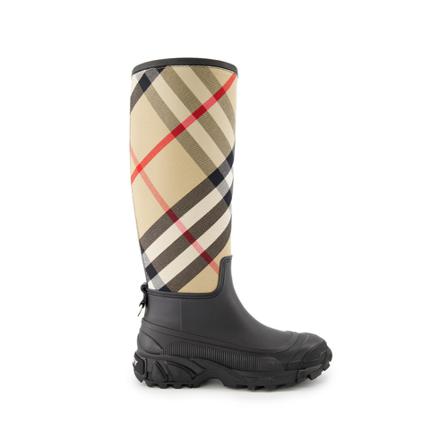 Burberry, Rain Boots Beżowy, Kobieta, Rozmiar: 37 EU