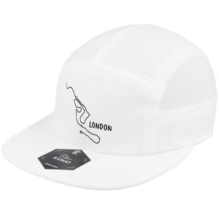 Kumo - Hvid 5panel Kasket - "London Marathon Cloudfit White 5-panel " @ Hatstore