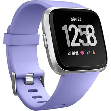 Det smarta klockarmbandet är kompatibelt med Fitbit versa Smartwatch, versa 2 och versa Lite se-klockor för kvinnor och män( Periwinkle-S)