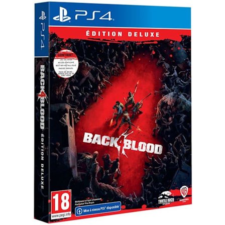 PlayStation 4 videospel Warner Games Back 4 Blood Deluxe Edition