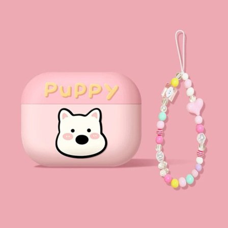 iPhone AirPods 1./2. sukupolvi, TPU-suojakotelo, Bluetooth-kuulokekotelo, pinkki