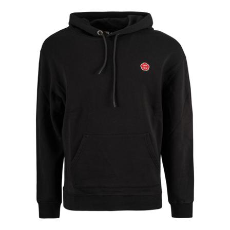 Aspesi Logo-patch hoodie Sort, Herre