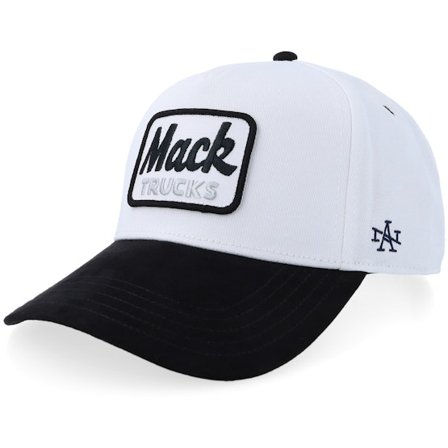 American Needle - White adjustable Gorra - Mack Trucks Wrangler White/Black A-Frame Adjustable @ Hatstore