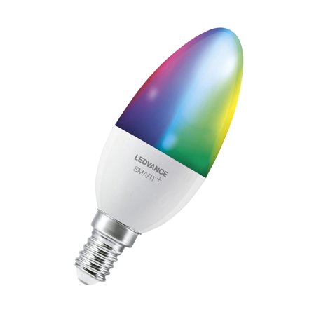 LEDVANCE Candle Multicolour LED-lampa 4.9 W, 470 lm, E14, 230 V, dimbar, Belysning
