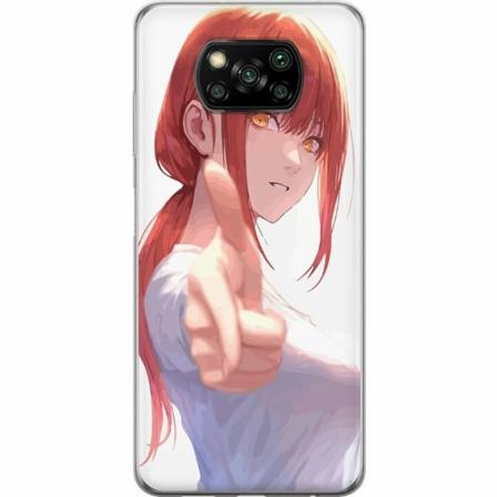 Xiaomi Poco X3 Nfc Genomskinligt Skal Makima Chainsaw Man