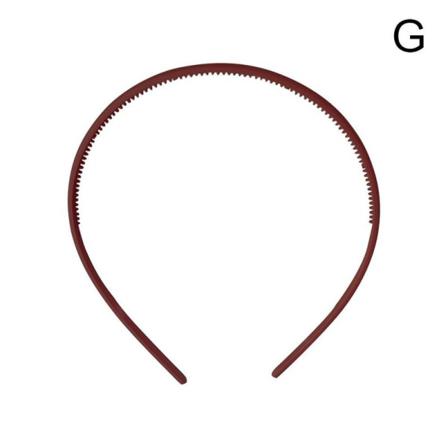 1x Hårband Matt Texture Modell Standardstorlek Pannband Ej Squee