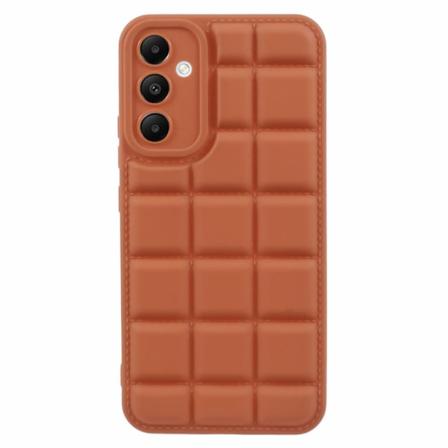 SKALO Samsung A15 4G Puffer Bumper TPU-Skal - Brun Brun