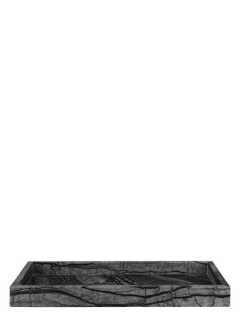 Mette Ditmer Marble Deco Tray - Black - 16X31X 3CM