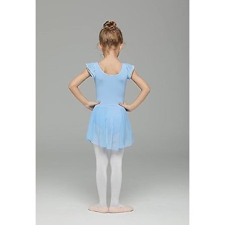 Pikkulasten tyttöjen balettimekot Leotardit hameella Tanssimekko Ballerina Tutu-asu .4