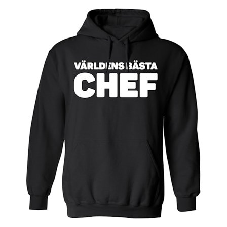 Världens Bästa Chef - Hoodie / Tröja - HERR