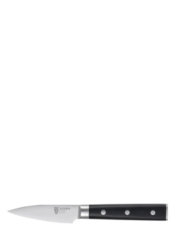 Asama Paring Knife Black Handle Black Dorre