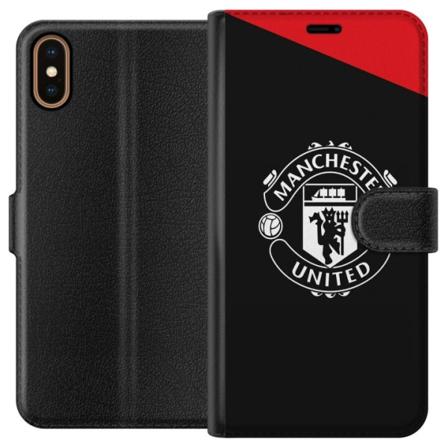Apple iPhone X Tegnebogsetui Manchester United FC