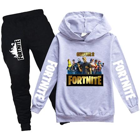 Uusi hupparisetti Lasten huppari ja housut Kaksi osaa Puuvillasetti Lasten vaatesetti 4-14 vuotta Väri-Xin Color 11 Size 140