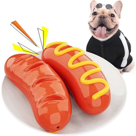 Koiran purulelut aggressiivisille pureskelijoille, tuhoutumattomat, kestävät, vinkuvat, interaktiiviset pennun lelut, hampaiden harja pienille, 