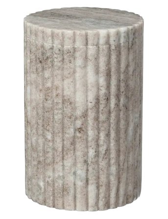 Broste Copenhagen Platon Canister - Beige - Ø 10 CM