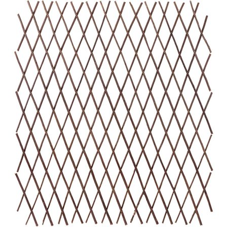 Havehave espalier, udvideligt espalier, pileespalier, udvideligt, træhegn, holdbart, sammenklappeligt klatrestativ til planter, espalier, 