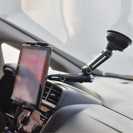 Bil Tablet Holder Lang Arm Sugekop Beslag til Pro Air 4-13 tommer til Tablet SUV Lastbil Forrude Vindue