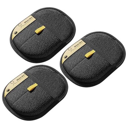 Hårfjerningshandske til kæledyr, hund og kat med elektrostatiske børstehår, effektiv pelsfanger til hjem, sofa og tøj 3 stk.