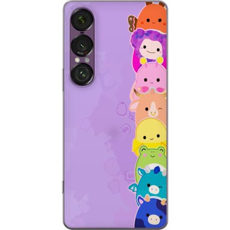 Kompatibel Mobilcover til Sony Xperia 1 VII Mørk silhuet af Jesus med tornekronen mod sort baggrund med stærk kontrast og hvid typografi