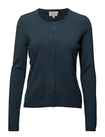 New Laura Cardigan Strikkegenser Cardigan Grønn Minus