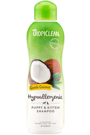 TropiClean - Skånsom, allergivennlig kokosnøtt-sjampo for valper og kattunger 355 ml - Hund - Pelspleie Trim- og hundebad - Hundesjampo - ZOO.no