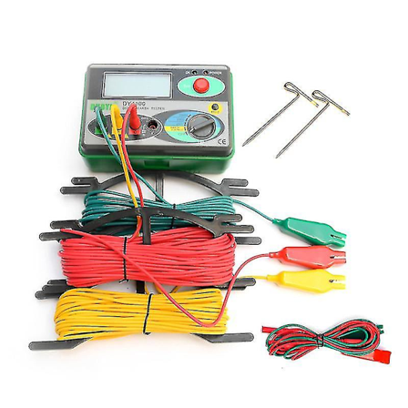 Duoyi Dy4100 Jordmodstandstester Digital Meggers Skydd Jordningsmotståndsmätare Jordmodstandstester Jordmodstandstester Jord R