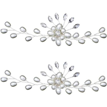 2 st Pärlskospänne Mode Kristall Sko Dekoration Kristall