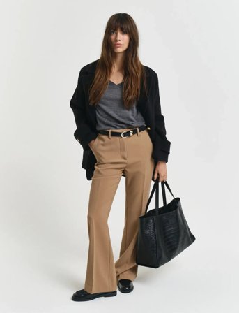 GANT Extrafine Merino Wool V-Neck - Multi/patterned - M