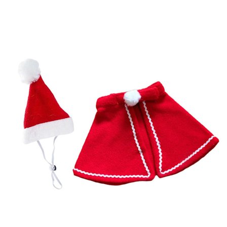 Katte Julebeklædning Bløde Hætteklædte Kapper Ferie 3 Størrelsesjusteringer til Julefrokost og Fotos L