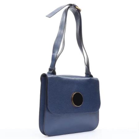 Marni Pre-owned Pre-owned Leather shoulder-Tass , Blauw , Dames , Maat: ONE Size Vintage Tassen
