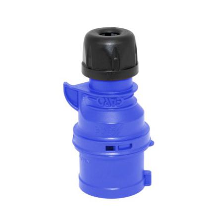 Garo P 416-9 S Støpsel IP44, 5-polet, 16 A Blå, 9 h, Stikkontakter & kabler