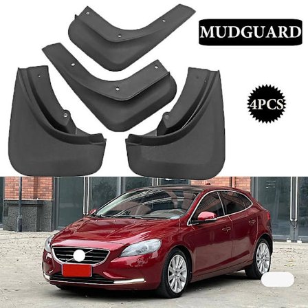 Ny-styling Mudguar til Volvo V40 Hatchback 2013-2019 2014 2015 Bilskærme Mudflaps Stænklapper Forreste Bagerste Stænkskærme Fender
