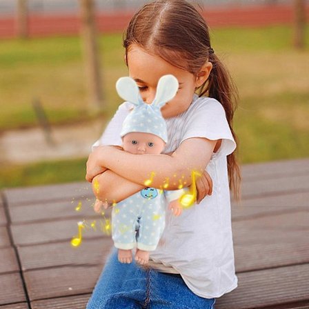 12 tommer dukke med tilbehørssæt, bløde dukker til 3+ årige piger, drengelegetøj til fødselsdagsgave, kan lave lyd