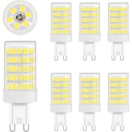 [CA] G9 LED-lampe Kaldhvit, 10W LED G9 6000K Tilsvarer 80W Glødelampe 900LM G9 LED-lampe AC 220V Sterk 360o Bred Strålevinkel 862835 SMD Ikke dimbar