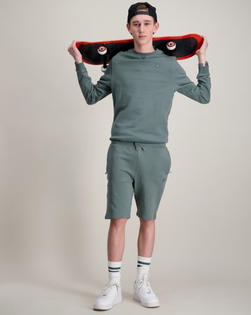 Lyle & Scott Tonal Sweat Short Grønn Shorts Gutt - Kids Brand Store