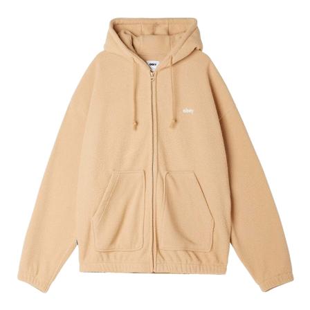 Obey, Zip-throughs Beige, Heren, Maat:XL