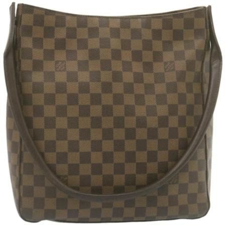Louis Vuitton Vintage, Pre-owned Looping Gm Bruin, Dames, Maat:ONE Size,Canvas