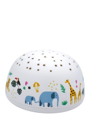 Olala Boutique Sirius Nightlight With Starry Sky - Safari Vit