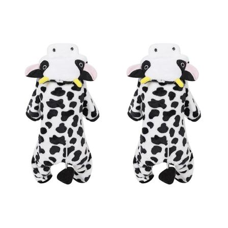 3 stk. Hundekostume Halloween Dragt Mælkeko Kostume Hund Jumpsuit Kæledyr Hvalpe Tilbehør - Størrelse L2pc 2pcs L