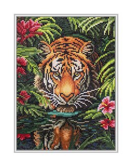 Diamond Painting Tiikeri viidakossa