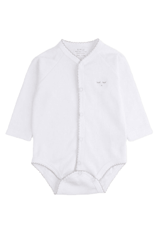 Livly Snap Body Överdelar & bodies Unisex Vit 68