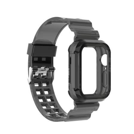 Klockarmband Svart Apple Watch 1/2/3/4/5/6/7/8/se 42/44/45 Mm