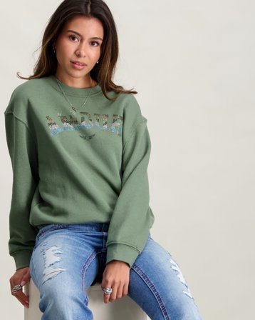 Zadig&Voltaire SWEATSHIRT Grøn Trøjer Pige - Kids Brand Store